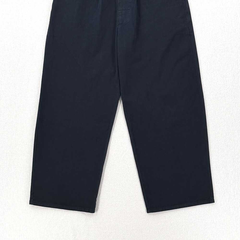 RUDY JUDE Pleated Trousers Pants Womens Black Indigo Size 2 High Rise Wide Leg - Picture 7 of 16